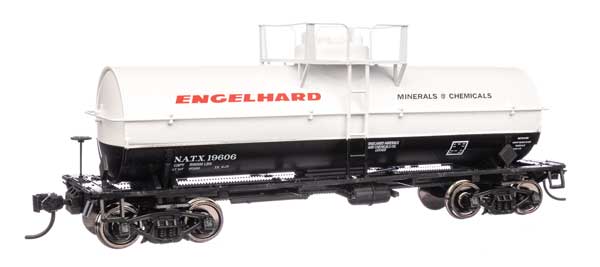 Walthers 910-48409 36' 10,000-Gallon Insulated Tank Car Engelhard Minerals & Chemicals NATX #19606 HO Scale