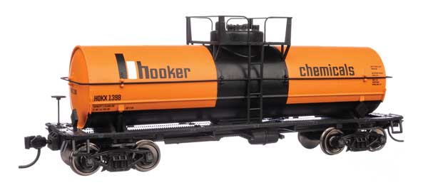 Walthers 910-48415 36' 10,000-Gallon Insulated Tank Car Hooker Chemicals HOKX #1398 HO Scale