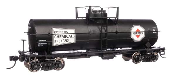 Walthers 910-48419 36' 10,000-Gallon Insulated Tank Car Koppers Chemicals KPCX #3212 HO Scale