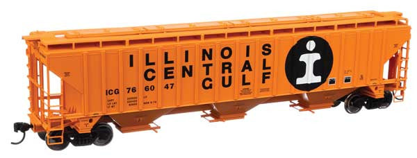 Walthers 910-49014 Trinity 4750 Covered Hopper ICG - Illinois Central Gulf #766047 HO Scale