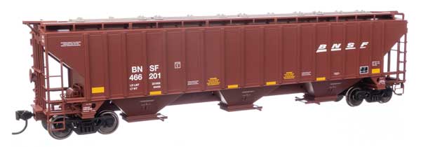 Walthers 910-49029 Trinity 4750 Covered Hopper BNSF #466201 HO Scale