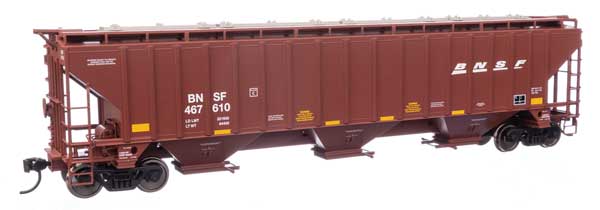 Walthers 910-49030 Trinity 4750 Covered Hopper BNSF #467610 HO Scale