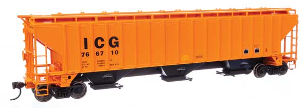 Walthers 910-49041 Trinity 4750 Covered Hopper ICG Illinois Central Gulf #766710 HO Scale