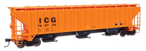 Walthers 910-49042 Trinity 4750 Covered Hopper ICG Illinois Central Gulf #766764 HO Scale