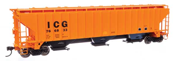 Walthers 910-49043 Trinity 4750 Covered Hopper ICG Illinois Central Gulf #766833 HO Scale