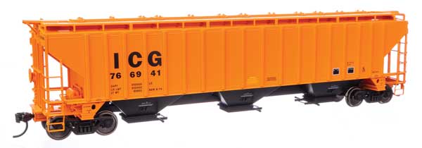 Walthers 910-49044 Trinity 4750 Covered Hopper ICG Illinois Central Gulf #766941 HO Scale