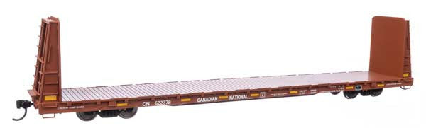 Walthers 910-50604 68' Bulkhead Flatcar CN Canadian National #622378 HO Scale