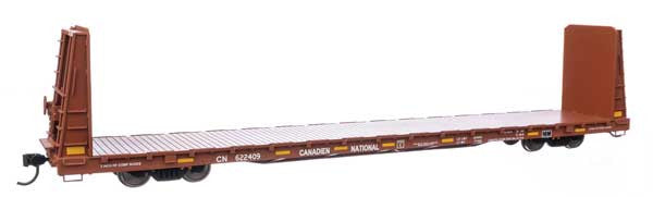 Walthers 910-50606 68' Bulkhead Flatcar CN Canadian National #622409 HO Scale