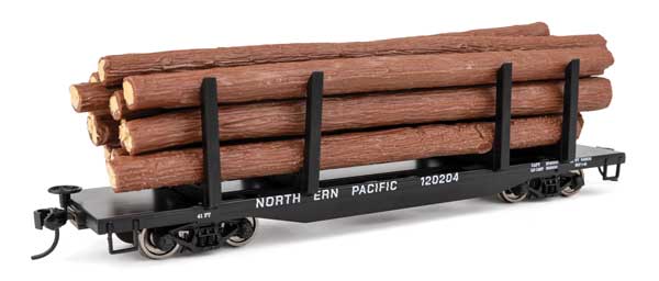 Walthers 910-50909 45' Logging Flatcar - NP Northern Pacific #120321 HO Scale