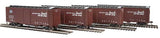 Walthers 910-51402 40' PS-1 Santa Fe Slogan Boxcar Set #3 4-Pack HO Scale