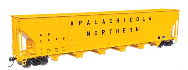 Walthers 910-56302 7000CF Wood Chip Hopper AN Apalachicola Northern #4049 HO Scale