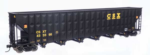 Walthers 910-56309 7000CF Wood Chip Hopper CSXT CSX #433366 HO Scale