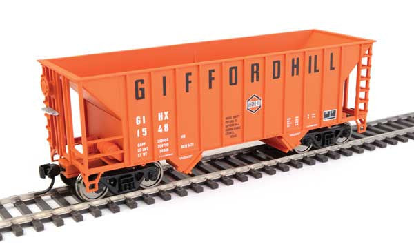 Walthers 910-56601 34' 100-Ton 2-Bay Hopper - Gifford Hill GIHX #1548 HO Scale