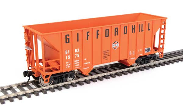 Walthers 910-56602 34' 100-Ton 2-Bay Hopper - Gifford Hill GIHX #1575 HO Scale