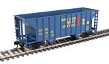 Walthers 910-56604 34' 100-Ton 2-Bay Hopper - Golden West Service GVSR #629566 HO Scale