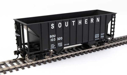 Walthers 910-56618 34' 100-Ton 2-Bay Hopper - Southern Railway SOU #103320 (black) HO Scale