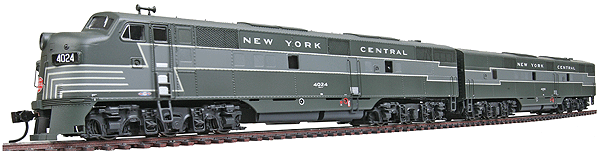 Proto 920-40993 EMD E7A-B Phase II New York Central #4024, 4108 (20th Century Limited Scheme) Sound & DCC HO Scale