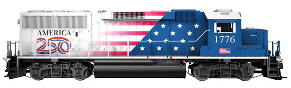 Pre-Order WalthersProto 920-41830 EMD GP60 - America250(TM) #1776 DCC & Sound HO Scale will ship when it arrives