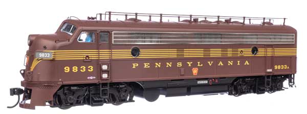 Walthers Proto 920-42540 EMD FP7 PRR Pennsylvania Railroad #9833A (Tuscan 5-Stripe) DCC & Sound HO Scale