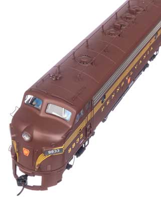 Walthers Proto 920-42540 EMD FP7 PRR Pennsylvania Railroad #9833A (Tuscan 5-Stripe) DCC & Sound HO Scale