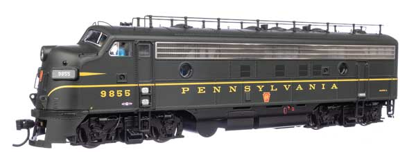 Walthers Proto 920-42543 EMD FP7 PRR Pennsylvania Railroad #9855A (Brunswick Green w/Keystone unit numbers) DCC & Sound HO Scale