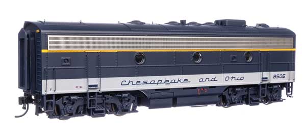 Walthers Proto 920-42547 EMD FP7 & F7B C&O Chesapeake & Ohio #8009 & 8506 (As-delivered) DCC & Sound HO Scale