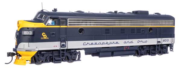 Walthers Proto 920-42549 EMD FP7 C&O Chesapeake & Ohio #8013 (As-delivered) DCC & Sound HO Scale