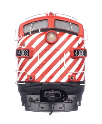 Walthers Proto 920-42550 EMD FP7 & F7B CP Canadian Pacific #4066 & 4474 (red, white w/Multi-mark) DCC & Sound HO Scale