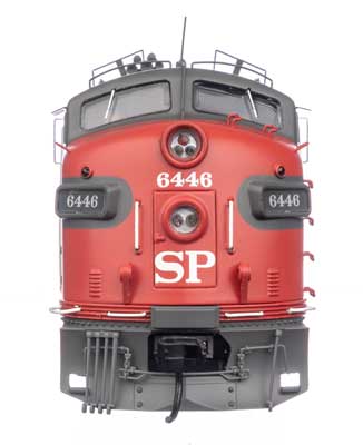 Walthers Proto 920-42558 EMD FP7 & F7B SP Southern Pacific #6446 & 8296 (gray, Scarlet, white) DCC & Sound HO Scale