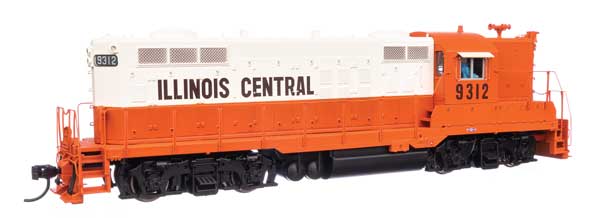 WalthersProto 42805 EMD GP9 IC Illinois Central #9312 (orange, white, black) DCC & Sound HO Scale