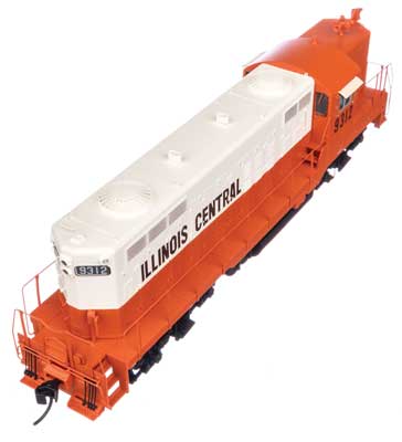 WalthersProto 42805 EMD GP9 IC Illinois Central #9312 (orange, white, black) DCC & Sound HO Scale