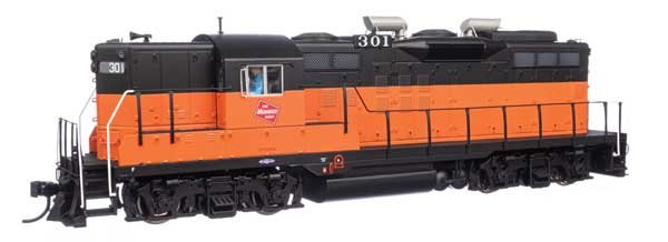 WalthersProto 42808 EMD GP9 MILW Milwaukee Road #301 (orange, black, white) DCC & Sound HO Scale