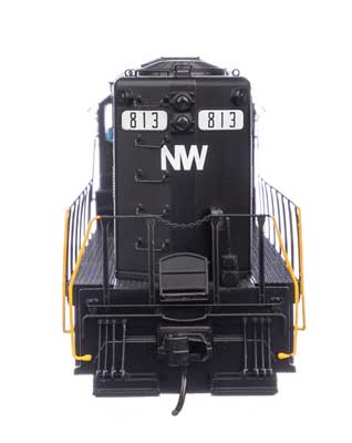 WalthersProto 42809 EMD GP9 N&W Norfolk & Western #813 (black, white) DCC & Sound HO Scale