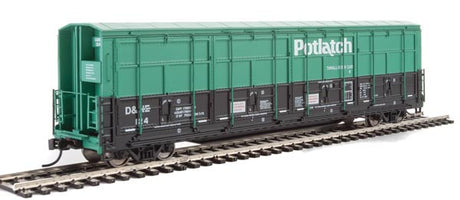 Walthers Proto 101932 56' Thrall All-Door Boxcar D&NE Potlatch #124 (2-Tone Green) HO Scale