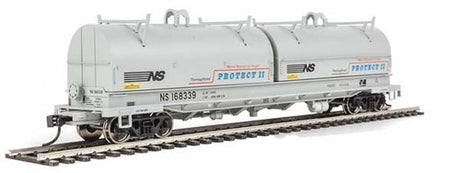 Walthers Proto 920-105254 50' Evan Coil Car - Norfolk Southern #168339 (Round Hoods, gray, black, Protect II Markings) HO Scale