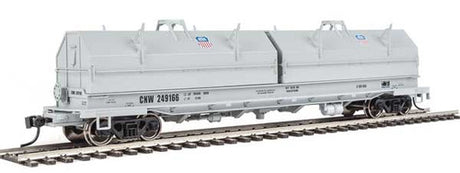 Walthers Proto 920-105259 50' Evan Coil Car - Union Pacific(R) CNW(TM) #249166 (Angled Hoods, gray, Small UP Shield) HO Scale