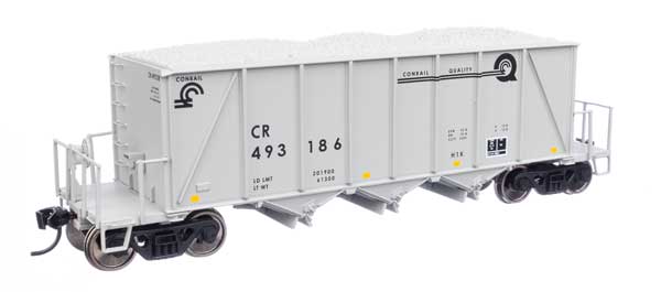 Walthers Proto 106033 40' Ortner 100-Ton Open Aggregate Hopper Conrail #493186 HO Scale