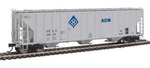 Walthers Proto 106148 55' Evans 4780 Covered Hopper Archer-Daniels-Midland UELX #10025 (gray, molecule logo) HO Scale