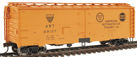 Walthers 932-2581 General American 40' Meat Reefer - ART American Refrigerator Transit - MP - N&W #29137 HO Scale