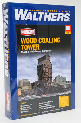 2922 Walthers Wood Coaling Tower (HO Scale) Cornerstone Part# 933
