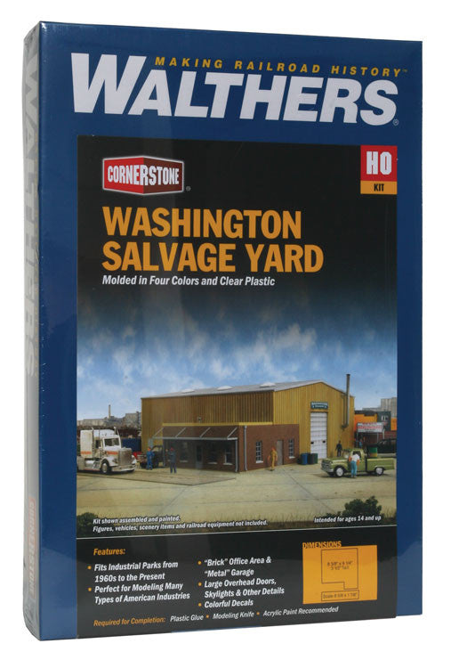 2928 Walthers Washington Salvage Yard (HO Scale) Cornerstone Part# 933-2928