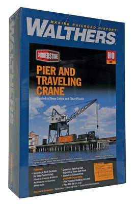 3067 Walthers Pier/Traveling Crane (Scale=HO) Cornerstone Part#933-3067