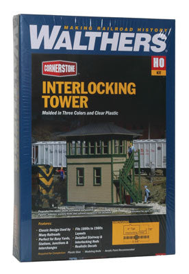 3071 Walthers Interlocking Tower (Scale=HO) Cornerstone Part#933-3071