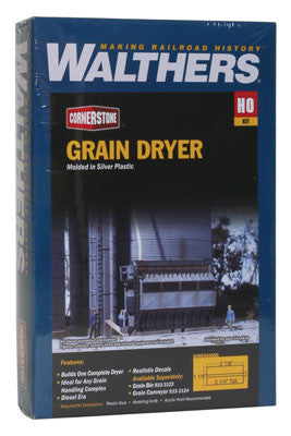 3128 Walthers Grain Dryer (Scale=HO) Cornerstone Part#933-3128
