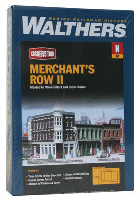 3224 Walthers Merchant's Row II  (N Scale) Cornerstone Part# 933-3224