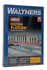3391 Walthers Station Platforms 2/ (Scale=HO) Cornerstone Part#933-3391