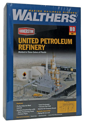 Walthers 933-3705 United Petroleum Refining - Kit  (Scale=HO) Cornerstone Part#933-3705