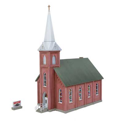 Walthers 933-3858 Brick Church N Scale Kit