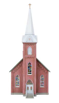 Walthers 933-3858 Brick Church N Scale Kit