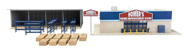 Walthers 933-4119 Hardware and Lumber Store HO Scale